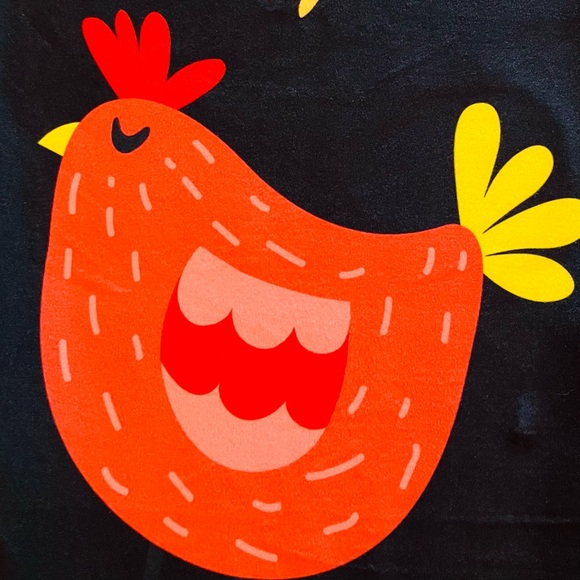 NEW Womens Chicken Rooster Leggings Signature Lux Soft Yoga Pants OS/TC/TC2 - Picture 11 of 15